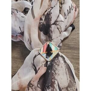 Unique scarf slide, western slide, concho slide, wild rag slides, bandana slide